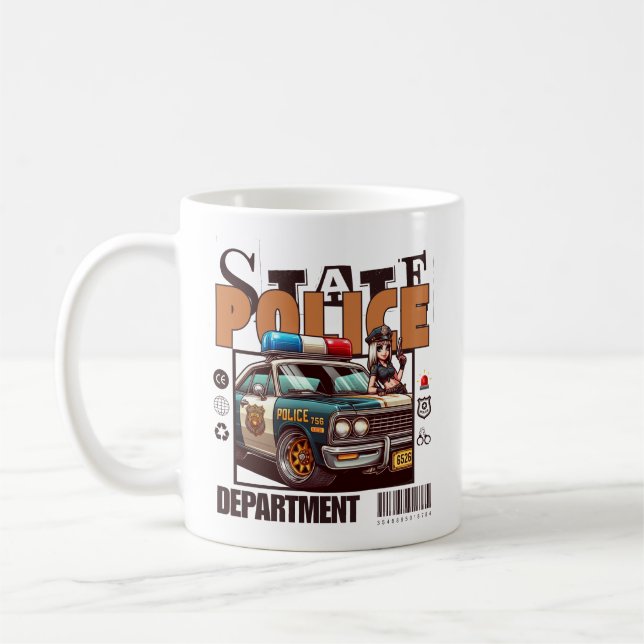 Caneca De Café departamento de polícia estadual (Esquerda)