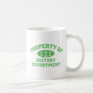 Caneca De Café Departamento De Propriedade Do Histórico