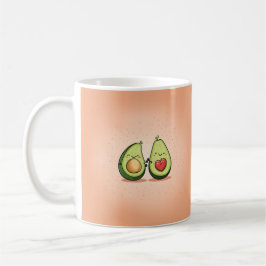 Caneca De Café Depoimento do Dia de os namorados Avocado