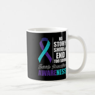 Caneca De Café Depressão Suicida Nenhuma História Deve Acabar Com