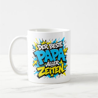 Caneca De Café der beste papa aller zeiten graffiti 11