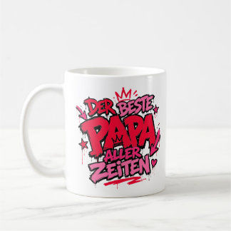Caneca De Café der beste papa aller zeiten graffiti 13