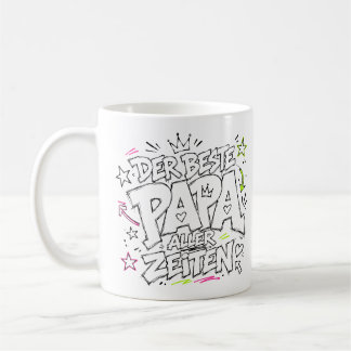 Caneca De Café der beste papa aller zeiten graffiti 14