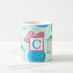 Caneca De Café Derby Mint Julep Purse Jack Preppy Monograma