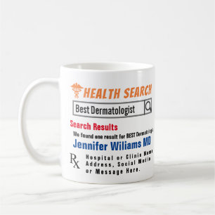 Caneca De Café Dermatologista Funny Search - Gift Mug