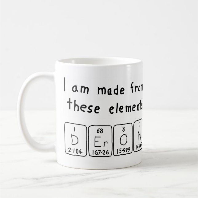 Caneca De Café Deron periódico mesa (Esquerda)