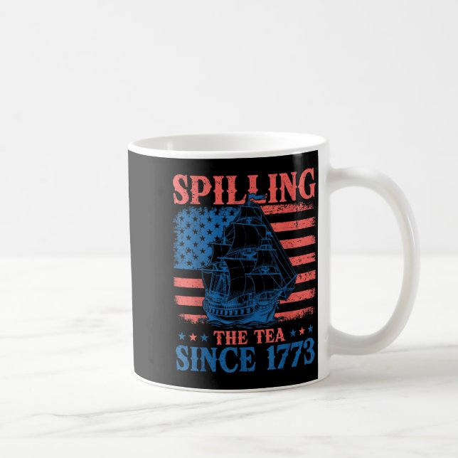 Caneca De Café Derramando o Chá Desde 1773 Professor de História  (Direita)