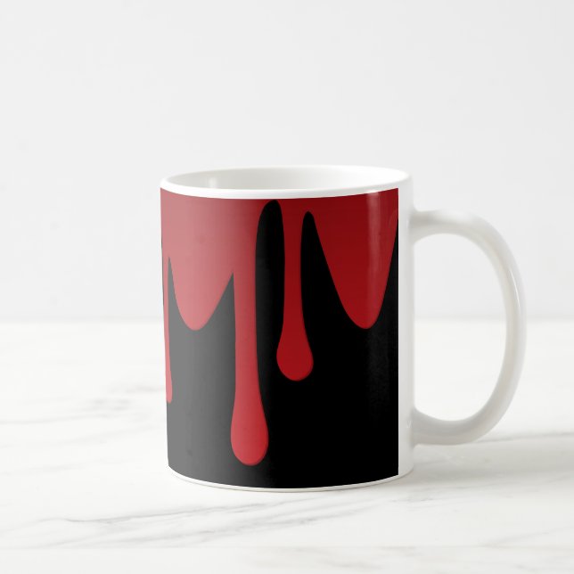 Caneca De Café Derrame de sangue (Direita)