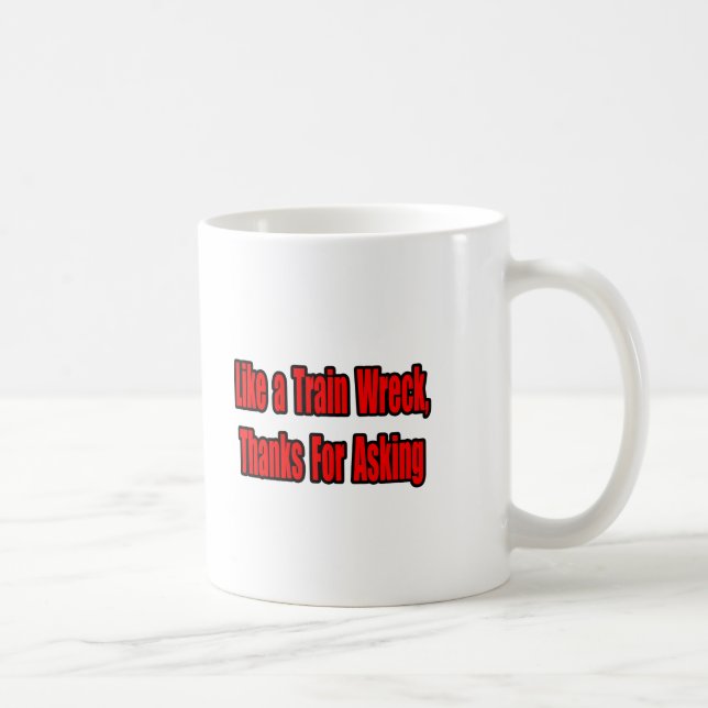 Caneca De Café Derrame do comboio do cancer (Direita)