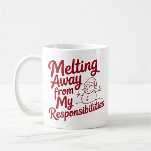Caneca De Café Derretendo Longe das Minhas Responsabilidades Snar