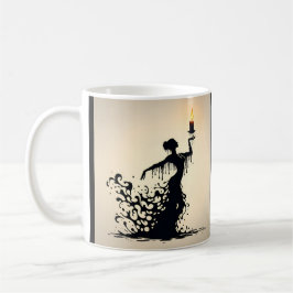 Caneca De Café Derreter Flamenco Dançarino Café Mug