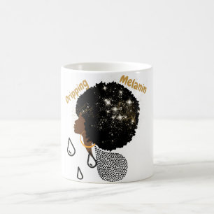 Caneca De Café Derrubando melanina 