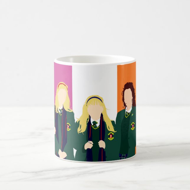 Caneca De Café Derry Girls Lesbian Pride Flag (Centro)