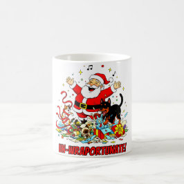 Caneca De Café Des-enfaixado: O Presente de Papai Noel Solto