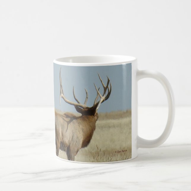 Caneca De Café Desafiador de Alce Touro E21 (Direita)