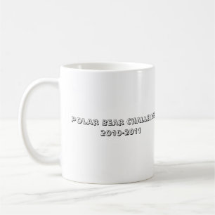 Caneca De Café Desafio 2010-2011 do urso polar