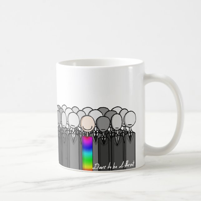 Caneca De Café Desafio a ser diferente (Direita)