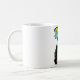Caneca de Café Desafio de Dieta do Panda Engraçado