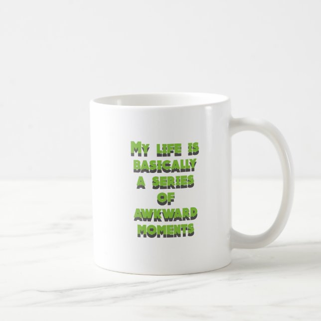 Caneca De Café "Desajeitado é Minha Estética" (Direita)