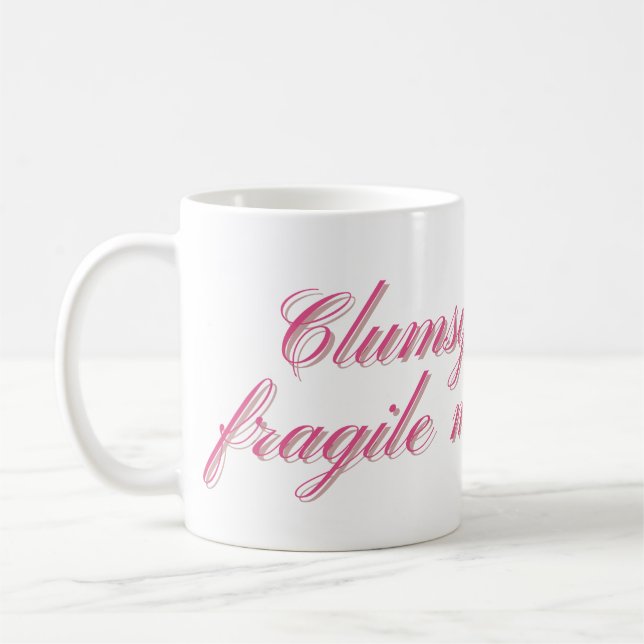 Caneca De Café Desajeitado Perto da Masculinidade Frágil Engraçad (Esquerda)