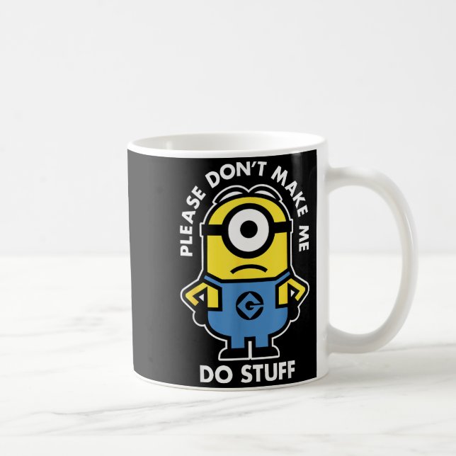 Caneca De Café Descable Me Don't Make Me Do Stuff Rtrait  (Direita)