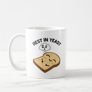 Caneca De Café Descansa Em Levedura Piadas Engraçadas De Pão 