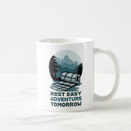 Caneca De Café Descanse com facilidade Aventura Amanhã Design de 