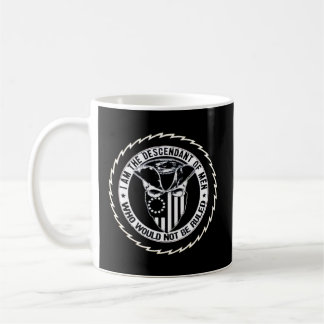 Caneca De Café Descendente de Homens que Não Seriam Classificados