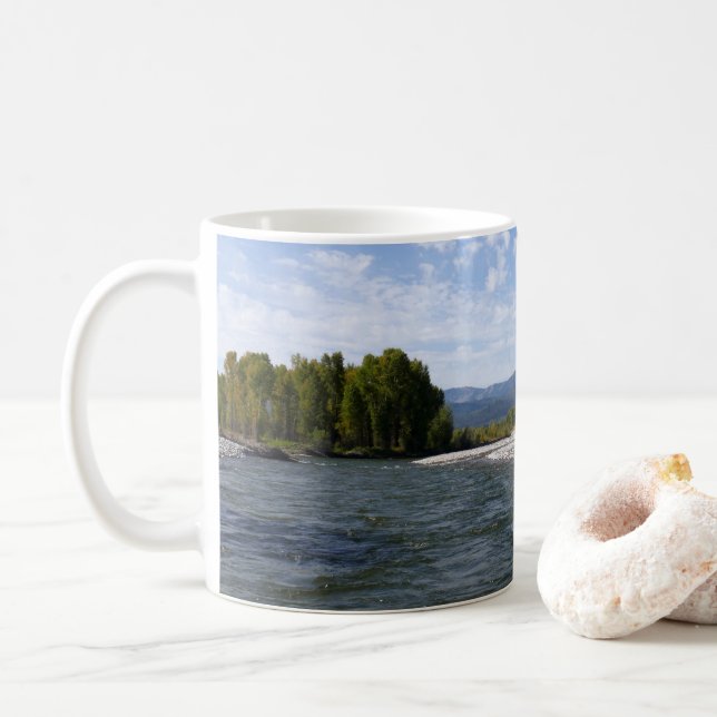 Caneca De Café Descendo o Rio Snake I (Com Donut)