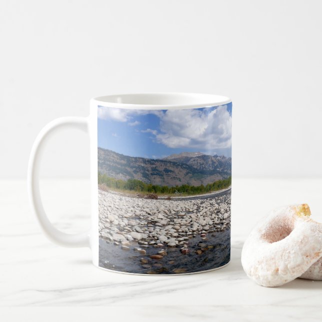 Caneca De Café Descendo o Rio Snake II (Com Donut)
