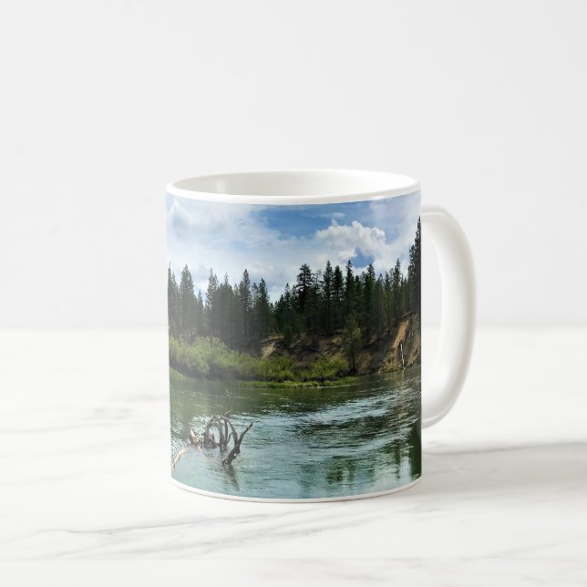 Caneca De Café Deschutes River, Oregon (Frente Esquerda)