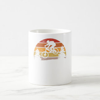 Caneca De Café Descida Mountain Biker ET MTB - Presente Engraçado