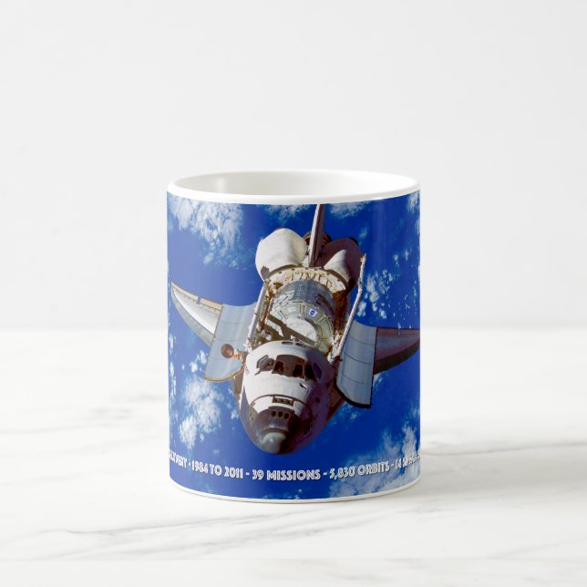 CANECA DE CAFÉ DESCOBERTA DO ESPAÇO DOS EUA (Centro)