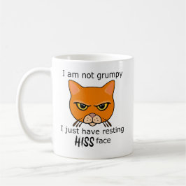 Caneca De Café Descolando seu rosto Laranja Cat - PACOTE DE Benef