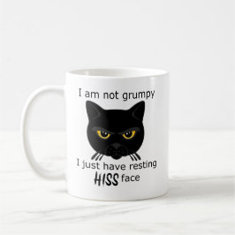 Caneca De Café Descolando seu rosto preto Cat - PACOTE DE Benefíc