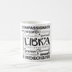 Caneca De Café Descrição do Símbolo Celestial Zodiac Mug/Libra