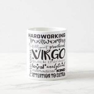 Caneca De Café Descrição do Sinal Celestial Zodiac Mug/Virgo