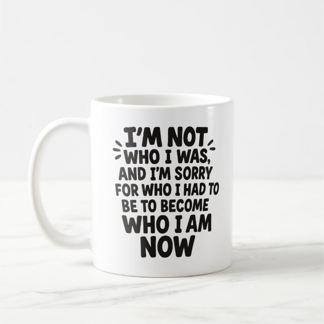 Caneca De Café  Desculpa  (Esquerda)