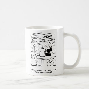 Caneca De Café Desculpas do Assistente de Compro de Visto Bridal