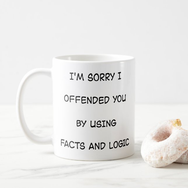 Caneca De Café desculpe (Com Donut)