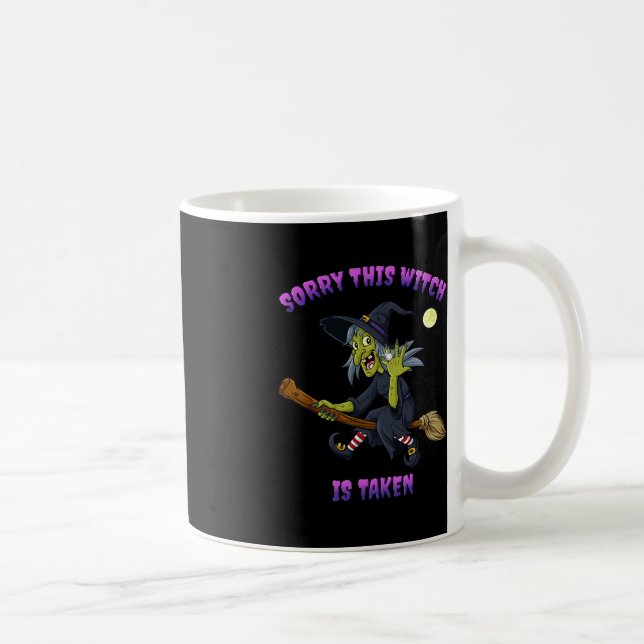 Caneca De Café Desculpe Esta Bruxa É Levada Para O Presente De Ha (Direita)