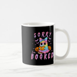 Caneca De Café Desculpe, estou viciado em fantasma lendo o livro