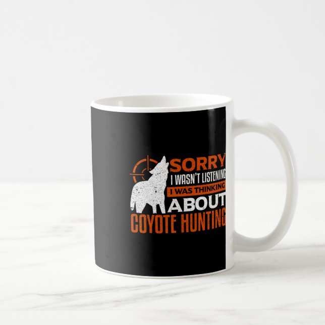 Caneca De Café Desculpe, Eu Estava Ouvindo Que Estava Pensando So (Direita)