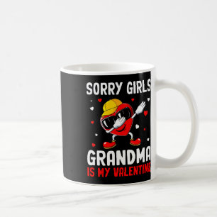 Caneca De Café Desculpe Meninas A Vovó É Meu Coração De Valentim