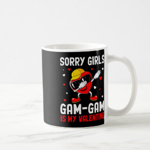 Caneca De Café Desculpe Meninas Gam-gam É Meu Coração de Namorado