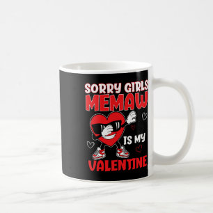 Caneca De Café Desculpe Meninas Memaw É Meu Namorado Bebê Valenti