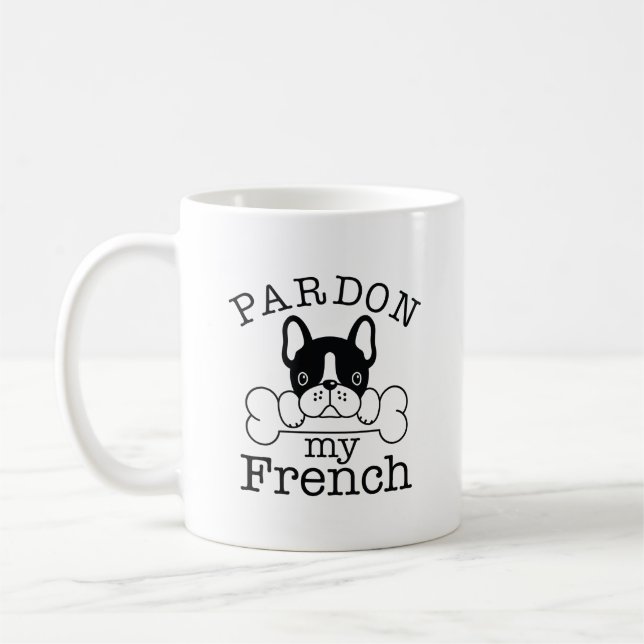 Caneca De Café Desculpe Meu Francês (Esquerda)