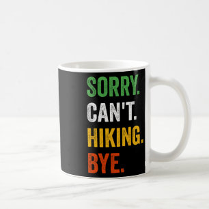 Caneca De Café Desculpe Não Pode Caminhar Tchau Vintage Retro Cam