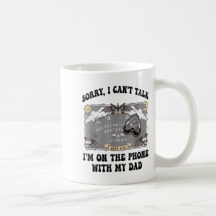Caneca De Café Desculpe, não posso falar, estou ao telefone com m