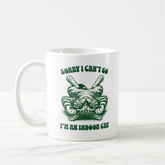 Caneca De Café Desculpe, não posso ir, sou um animal engraçado.